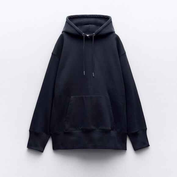 Zara Jackets & Blazers - Zara Women WASHED HOODIE SWEATSHIRT Size S NEW WITH TAG!